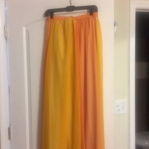 Flowy, full maxi skirt.